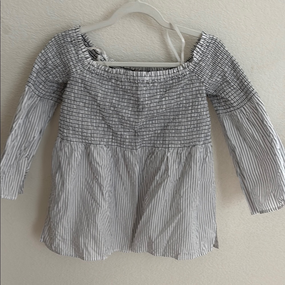 Striped Off-Shoulder Top
